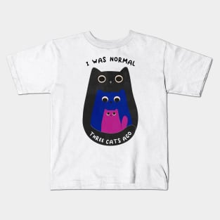 Three cats Kids T-Shirt